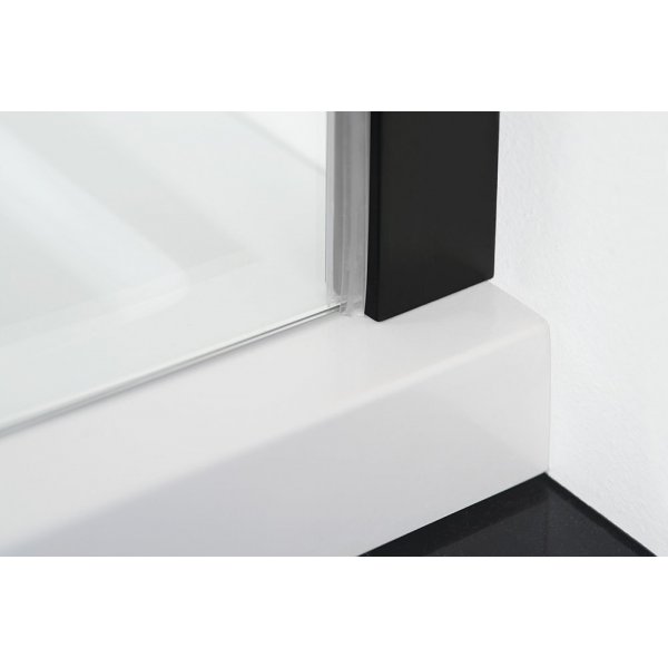 ZOOM BLACK sprchové dveře 1000mm, čiré sklo