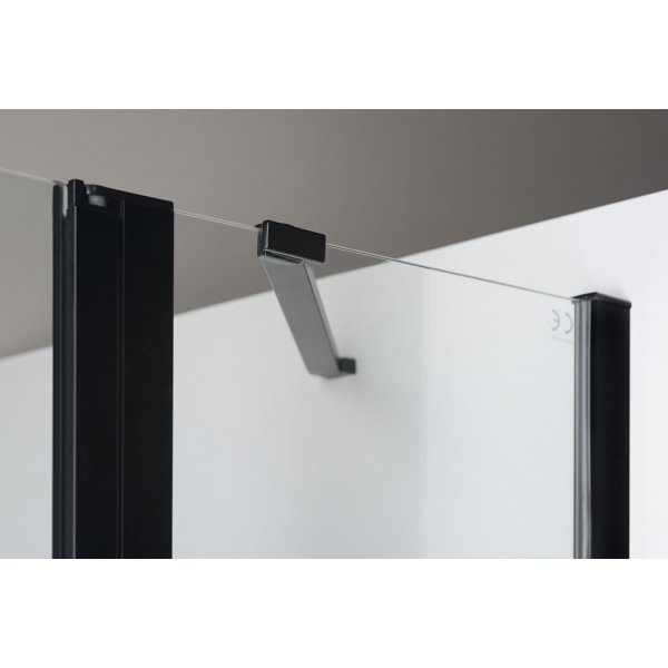 ZOOM BLACK sprchové dveře 1000mm, čiré sklo